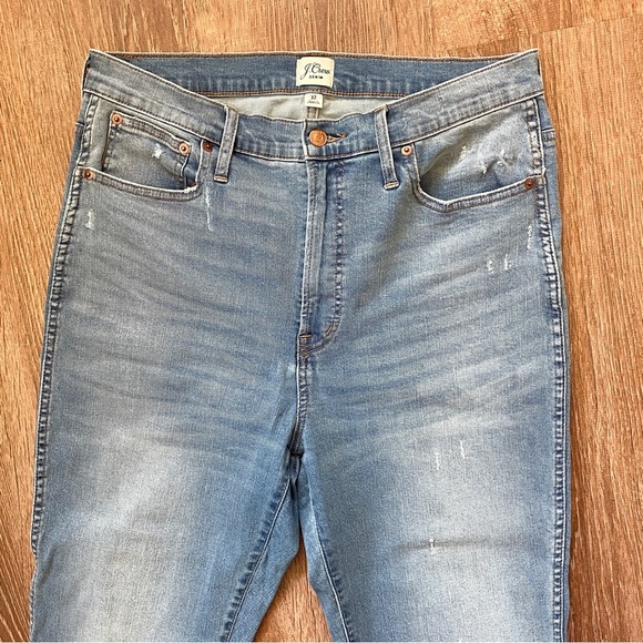 J. Crew High-Rise Vintage Straight Blue Jeans 32 - Picture 3 of 7